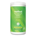 Cleaning Cloths & Wipes | Method 338525 1 Ply All Purpose Cleaning Wipes - White Lime and Sea Salt (6/Carton) image number 0