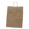 Shopping Bags | Kari-Out 1200130 13 in. x 7 in. x 17 in. Natural Kraft Flat Handles Kraft Paper Bags - Natural (250/Carton) image number 0