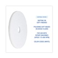 Floor Pads-Cleaning, Buffing & Polishing | Boardwalk BWK4018WHI 18 in. Diameter Polishing Floor Pads - White (5/Carton) image number 4