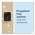 Air Freshener Dispensers | Tork 256023 Constant 3.93 in. x 4.72 in. x 5.98 in. Air Freshener Dispenser - Black (6/Carton) image number 8