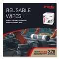 Perforated Roll & Hand Towels | WypAll 41200 X70 1/4-Fold 12-1/2 in. x 12 in. Cloths - White (76/Pack 12 Packs/Carton) image number 7