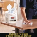 Cleaning Cloths & Wipes | Rubbermaid Commercial HYGEN 2134283 12 x 12 Disposable Microfiber Cleaning Cloths - Blue/White Stripes (600/Carton) image number 6