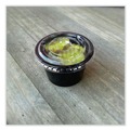 Cups | Boardwalk BWKPRTN4BL 4 oz Plastic Souffle/Portion Cups - Black (2500/Carton) image number 4