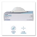 Food Service Disposable & Single Use Gloves | Boardwalk BWK365MBX 2.6 mil General Purpose Powder/Latex-Free Vinyl Gloves - Medium, Clear (100/Box) image number 5