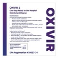 Cleaning Cloths & Wipes | Diversey Care 100850923 Oxivir 6 in. x 7 in. 1-Ply 1 Wipes (160/Canister, 12 Canisters/Carton) image number 5