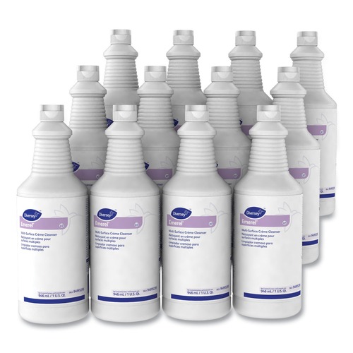 All Purpose Cleaners & Degreasers | Diversey Care 94995295 Emerel Fresh Scent 32 oz. Bottle Multi-Surface Creme Cleanser (12/Carton) image number 0