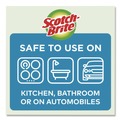 Scouring Pads & Sticks | Scotch-Brite 7232FCT Dobie All-Purpose Cleaning Pad 4.3 x 2.6 0.5-in Thick Yellow 3/Pack 8 Packs/Carton image number 2