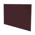 Floor Pads-Stripping | Boardwalk 7100151257 28 in. x 14 in. Deep Scrub Pads - Maroon (10/Carton) image number 2