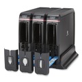 Cutlery Dispensers | Dixie SSW3D85 12.44 in. x 11.17 in. x 10.5 in. SmartStock Wrapped Cutlery Dispenser - Black (1/Carton) image number 1