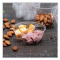 Food Containers & Lids | Dart PF35C2 3.6 in. Diameter x 1.3 in. Height Plastic Cup Insert - Clear (1000/Carton) image number 3