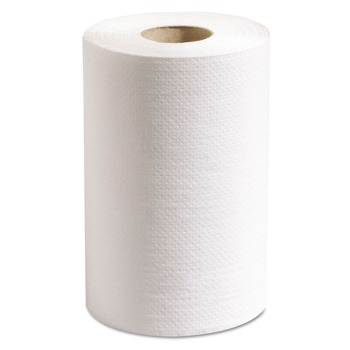  | Marcal PRO P700B 1-Ply 7.88 in. x 350 ft. 100% Recycled Hardwound Roll Paper Towels - White (12/Carton)