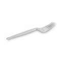 Disposable Forks | Dixie FH017 Heavyweight Plastic Cutlery Forks - Clear (1000/Carton) image number 1