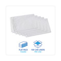 Low-Density Trash Bags | Boardwalk H6036TWK 30 in. x 36 in. 30 gal. 0.9 mil Linear Low Density Industrial Can Liners - White (100/Carton) image number 2