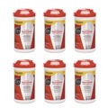 Cleaning Cloths & Wipes | Sani Professional P66784 175 Wipes Unscented No-Rinse Sanitizing Multi-Surface Wipes - White (6/Carton) image number 0