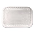 Food Containers & Lids | Handi-Foil 2059DL-1000 Plastic Dome Lids for 1-lb. Oblong Pans - Clear (1000/Carton) image number 4