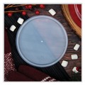 Food Containers & Lids | Dart 32JLR Vented Plastic Lids for Foam Cups Bowls and Containers Fits 12 oz. to 60 oz. - Translucent (1000/Carton) image number 2