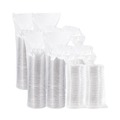 Food Containers & Lids | Dart C16BCD 16 oz. PresentaBowls Plastic Bowl/Lid Combo-Paks - Clear (504/Carton) image number 1