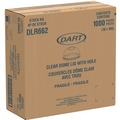 Cup Lids | Dart DLR662 16 oz. Plastic Dome-Top Cold Cup Lids - Clear (1000/Carton) image number 3