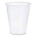 Cups | Dart Y7 7 oz. High-Impact Polystyrene Cold Cups - Translucent/Clear (100/Pack) image number 0
