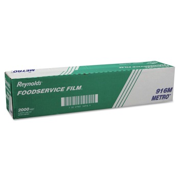 Reynolds Wrap 916M Metro 24 in. x 2,000 ft. Light-Duty PVC Film Roll with Cutter Box (1/Carton)