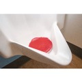 Toilet & Urinal Deodorizers | Fresh Products S7-F-005I030M-82-AAA10-00 Slant7 with Terminator Urinal Screen - Evergreen Scent Red (30/Carton) image number 3