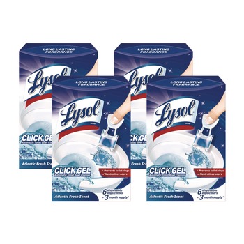 LYSOL Brand 19200-89059 Click Gel Automatic Toilet Bowl Cleaner - Ocean Fresh (24/Carton)