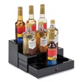 Perforated Roll & Hand Towels | Mind Reader SYRUPH9-BLK 12.5 in. x 5 in. x 7 in. 9-Compartment Foundation Collection Nested Syrup Countertop Bottle Organizer - Black image number 5