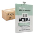 Coffee - Caffeinated | FLAVIA 48013 0.25 oz. Pouch Alterra Coffee Freshpack - Decaf House Blend (100/Carton) image number 0