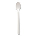 Disposable Spoons | SOLO MSWD-0007 Soda Spoon Plastic Specialty Cutlery - White (1000/Carton) image number 1