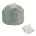 Repro Trash Bags | Stout by Envision G2430W70 13 Gallon 0.7 mil 24 in. x 30 in. Controlled Life-Cycle Plastic Trash Bags - White (120/Box) image number 1