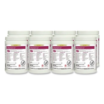 Clorox Healthcare 69150 6-3/4 in. x 8 in. Dispatch Cleaner Disinfectant Towels (8/Carton)