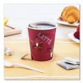 Cups | SOLO 370SI-0041 10 oz. Bistro Design Paper Hot Drink Cups - Maroon (50/Pack) image number 6