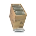Food Containers & Lids | Pactiv Corp. 6713WPTE 72 oz 12.25 in. x 7.5 in. x 3.13 in. Aluminum Carry-Out Container with OPS Tamper-Evident Dome Lid - Silver (125/Carton) image number 3