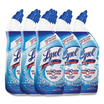 LYSOL Brand 19200-98011 24 oz Toilet Bowl Cleaner with Hydrogen Peroxide - Ocean Fresh Scent (9/Carton)