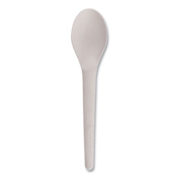 DISPOSABLE SPOONS | Eco-Products EP-S013 6 in. Plantware Renewable and Compostable Spoon (1000/Carton)
