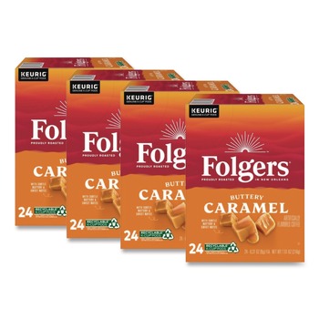 Folgers 5000363977 Coffee K-Cups - Buttery Caramel (96/Carton)