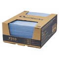 Cleaning Cloths & Wipes | HOSPECO N-F310QCBA 13 in. x 21 in. 1-Ply Deluxe Foodservice Wiper - Blue (150/Carton) image number 0