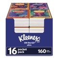 Facial Tissues | Kleenex 54635 On The Go Packs 3-Ply Facial Tissues - White (6/Carton) image number 4