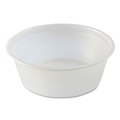 Cups | Fabri-Kal 000000000009505194 1.5 oz. Squat Plastic Portion Cups - Translucent (10/Carton) image number 0