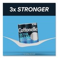 Toilet Tissues | Cottonelle 55489 Ultra CleanCare 1-Ply Septic Safe Mega Rolls Strong Tissue Toilet Paper - White (48/Carton) image number 6