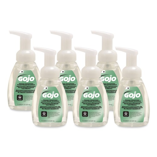 Hand Soaps | GOJO Industries 5715-06 7.5 oz. Green Certified Foam Soap - Fragrance-Free (6/Carton) image number 0
