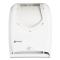 Towel Dispensers | San Jamar T1470WHCL 16.5 in. x 9.75 in. x 12 in. Smart System with iQ Sensor Towel Dispenser - White/Clear image number 1