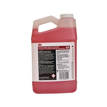 3M 8A General Purpose Cleaner Concentrate Clean Scent 0.5 gal Bottle 4/Carton