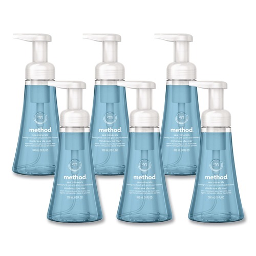 Hand Soaps | Method MTH00365 10 oz. Foaming Hand Wash - Sea Minerals Scent (6/Carton) image number 0