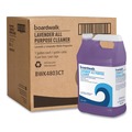 All Purpose Cleaners & Degreasers | Boardwalk 053000-41ESSN 128 oz. Bottle All Purpose Cleaner - Lavender Scent (4/Carton) image number 0