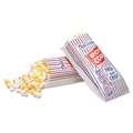 Food & Utility Bags | Bagcraft 300471 Pinch-Bottom Paper Popcorn Bag - Blue/Red/White (1000/Carton) image number 2