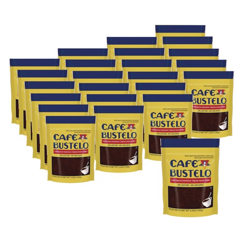 Coffee - Caffeinated | Folgers FOL11167 3.5 oz Packet Espresso Cafe Bustelo Instant Coffee (24/Carton) image number 0