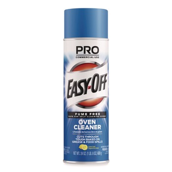 Professional EASY-OFF 62338-85260 24 oz. Aerosol Spray Fume-Free Max Foam Oven Cleaner - Lemon