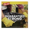Drawstring & Kitchen Bags | Glad 78966 30 in. x 33 in. 1.05 mil 30 Gallon Three-Ply Drawstring Trash Bags - Black/Large (28/Box) image number 6
