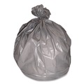 Low-Density Trash Bags | Heritage H8046SG Linear Low-Density Can Liners 45 gal 1.1 mil 40-in x 46-in Gray Flat Pack 125/Carton image number 1